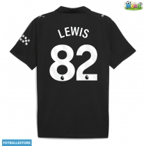 Manchester City Rico Lewis #82 Bortedrakt 2025-26 Kortermet